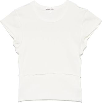 Slvrlake Denim T-shirt con design effetto rovescio - Toni neutri