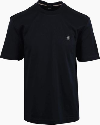 HUGO BOSS Mens Boss Black C TAUT T-SHIRT DARK BLUE - Navy - Size: 42