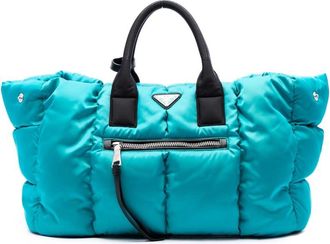 Prada Pre-owned Prada Large Tessuto Bomber Satchel Ladies HVCUI386OATAT336