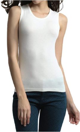 Palm Lights Ladies/Womens Warmth Generation Lightweight Thermal Sleeveless Vest/Top (2X-Large - 16, Ivory)