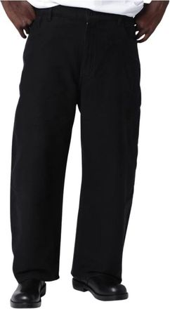 STUDIO NICHOLSON Volume Pant - Heren - Wijde Broeken - Zwart - M - Katoen - Broeken