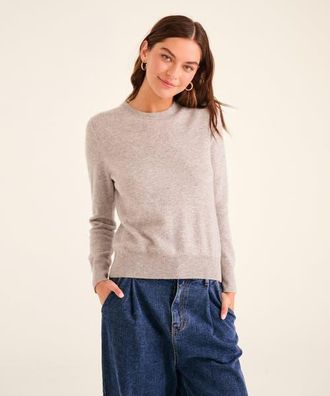 Naadam The Original Cashmere Sweater in Cement at Nordstrom, Size Xx-Small
