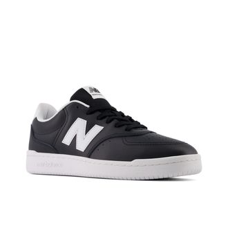 New Balance Sneaker NEW BALANCE BB80, Damen, Gr. 42,5, schwarz, Leder, Schuhe Sneaker, von dem New Balance 550 inspiriert