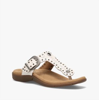 Taos Women Flash Sandal In White