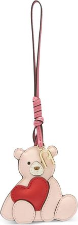 Furla Allegra bag charm - women - Ovine Leather (top grain)/Leather/Zamak - One Size - Pink