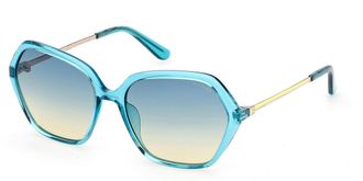Guess GU00134 87W Womens Sunglasses Blue Size 55