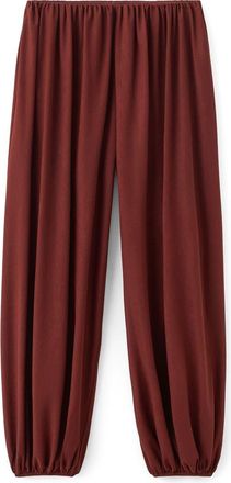 Mango Pleated Balloon Pants in Russet at Nordstrom, Size X-Small