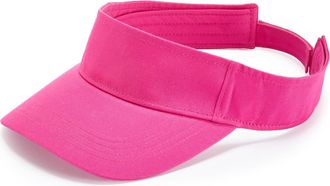 Lascana Outdoorhut LASCANA Visor, Damen, pink, Baumwolle, unifarben, H&uuml;te Outdoorhut, Schirmm&uuml;tze mit Klettverschluss