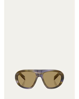 Prada 56MM Pilot Sunglasses