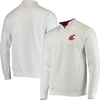 Colosseum Mens Colosseum White Washington State Cougars Tortugas Logo Quarter-Zip Jacket at Nordstrom, Size Small