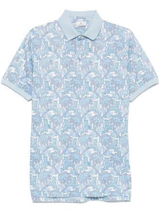 Etro Paisley Print Polo