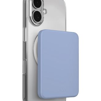 Puro Bater&iacute;a Externa Ultradelgada Puro De 4200 Mah Compatible Con Magsafe Y Usb-c - Azul