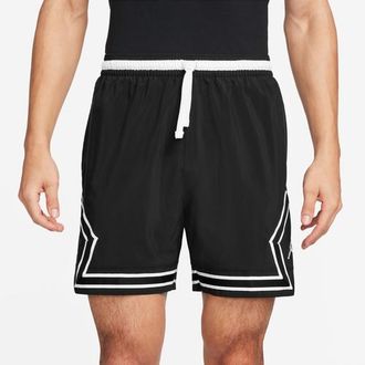 Nike Jordan Mens Dri-FIT Sport Woven Diamond Shorts - Black/White Size XXL
