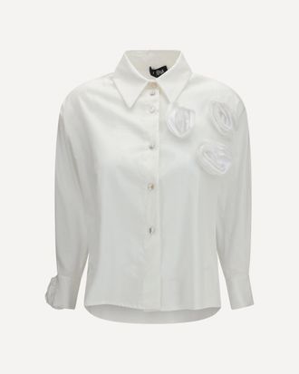 Ella Shirt with appliqu&eacute; roses Female 42