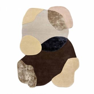 Un amour de tapis Alfombra dormitorio 120 x 170 cm, forma original, lana noble