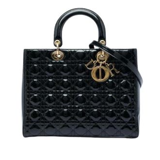 Dior Pre-owned Lady Dior - Dames - Pre-owned - Zwart - Maat: ONE Size