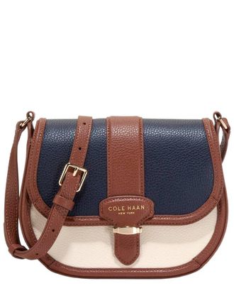 Cole Haan Marina Leather Saddle Bag