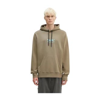 Marcelo Burlon Heren, Sweatshirts & Hoodies, Groen, Maat: XL