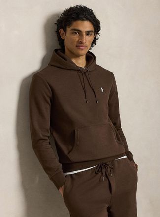 Polo Ralph Lauren Polo Shirt Ralph Lauren - Mens Coffee structured jersey hoodie