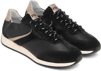 Nero Giardini Leather Low Top Sneaker in Black at Nordstrom, Size 36