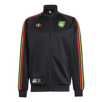 adidas Jamaica 2026 x Bob Marley Track Jacket Asia Sizing Black JY5225