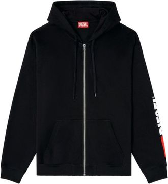 Diesel Black Relaxed Hoodie