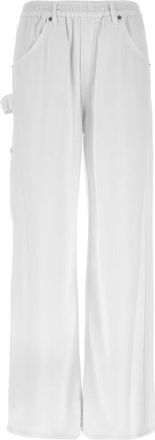 Nude Wide Trousers, female, White, XS, Cargo Trousers