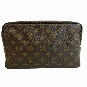 Louis Vuitton Pre-owned Clutches, male, Brown, Size: ONE SIZE Pre-owned Truce Toilette 28 Monogram Clutch Bag