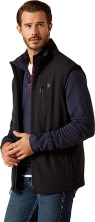 Ariat Mens Rion StretchShell Insulated Gilet Long Sleeve in Black, Size 2X-Large, by Ariat