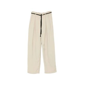 Barena Wide Trousers, female, Beige, Size: M Pleated Trousers