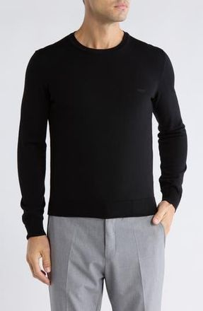 BOSS Bagritte Virgin Wool Sweater in Black at Nordstrom Rack, Size Xx-Large