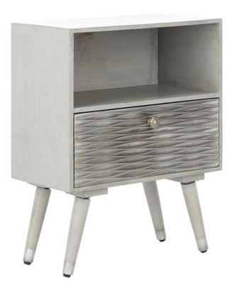 Safavieh Brandy 1 Drawer Textured Nightstand