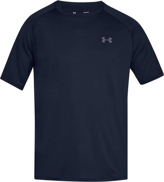 Under Armour Heren-Tech T-Shirt (Academie Blauw/Grafiet)