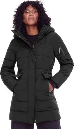 Alpine North KOOTNEY - Vegan Down Mid-Length Parka Coat in Black at Nordstrom, Size X-Large
