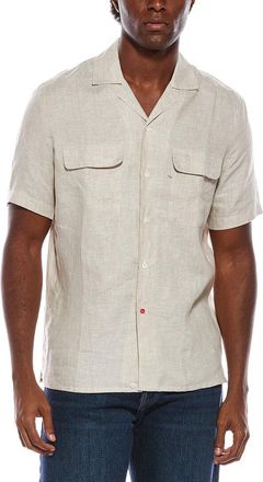 Isaia Linen Sport Shirt
