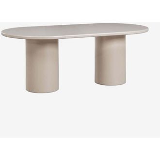 Sklum Oval dining table 200x100 cm in MDF Rodeo SKLUM