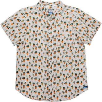 Kavu Girl Party Shirt - Womens in Coconutty at Nordstrom, Size Large