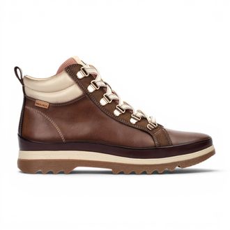 Pikolinos Dames bruine leren sneakers winterveterlaarzen - Vigo