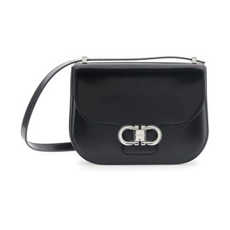 Ferragamo Dames, Tassen, Zwart, Maat: ONE Size Leer