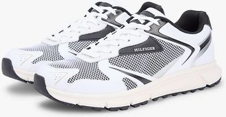 Tommy Hilfiger Mens Mix Media Runner Sneaker - Black - US 11.5 / EU 45