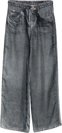 Pierre-Louis Mascia Silk Broeken - Dames - Loose Fit Jeans - Blauw - L - Jeans