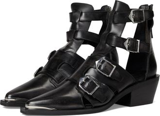 Free People Womens Helen Hybrid Boot, Black Leather