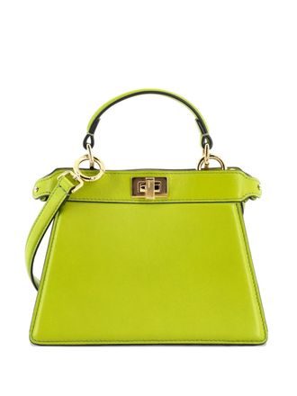 Fendi Peekaboo ISeeU Bag Leather Petite crossbody bag - Groen