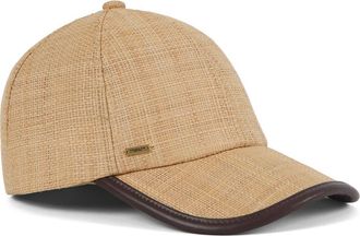 Eugenia Kim Lo UPF 50+ Raffia Baseball Cap in Natural at Nordstrom