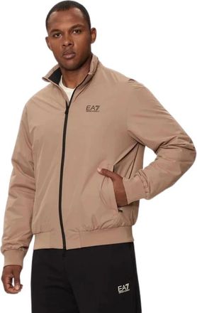 Emporio Armani Zip-throughs - Heren - Vesten met rits - Beige - XL - Hoodies & sweatvesten