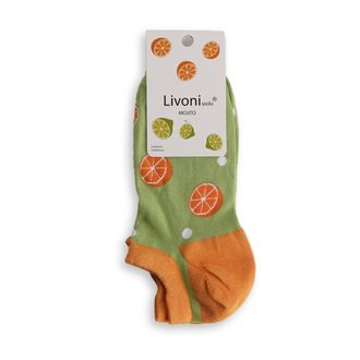 Livoni Mojito Low Socks 35-38, Multi-Coloured, S