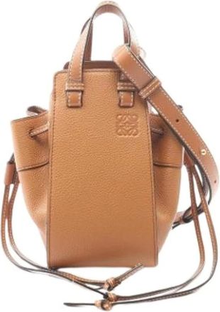 Loewe Pre-owned Hammock Handbag - Pre-owned - Mujer - Marr&oacute;n - ONE SIZE
