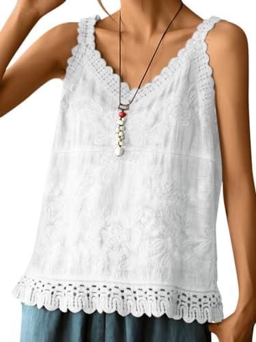 Onsoyours Chemise Femme Haut Été pour Femmes Chic et Élégant Coton