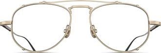 Matsuda Aviator Optisch Frame - unisex - Brillen - Grijs - 52 MM - Accessoires