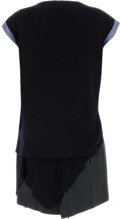 sacai Navygray Abiti Dress